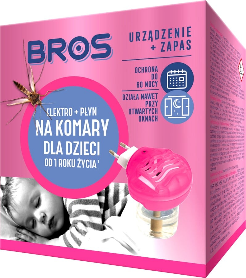ELEKTROFUMIGA. + PŁYN NA KOMARY.SENSITIVE  * 60 NOCY RE