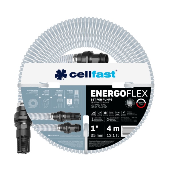 ZESTAW DO POMP Z KOSZEM I ARMATURĄ ENERGOFLEX 1'' 4 MB