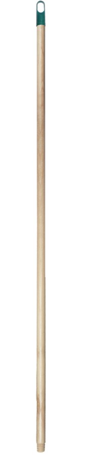 KIJ GWINTOWANY DREWNIANY LAKIEROWANY 130CM KOŃCÓWKA CZERWONA