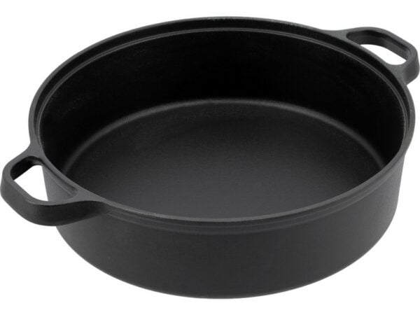 PATELNIA ŻELIWNA GRILLOWA GŁĘBOKA 28CM