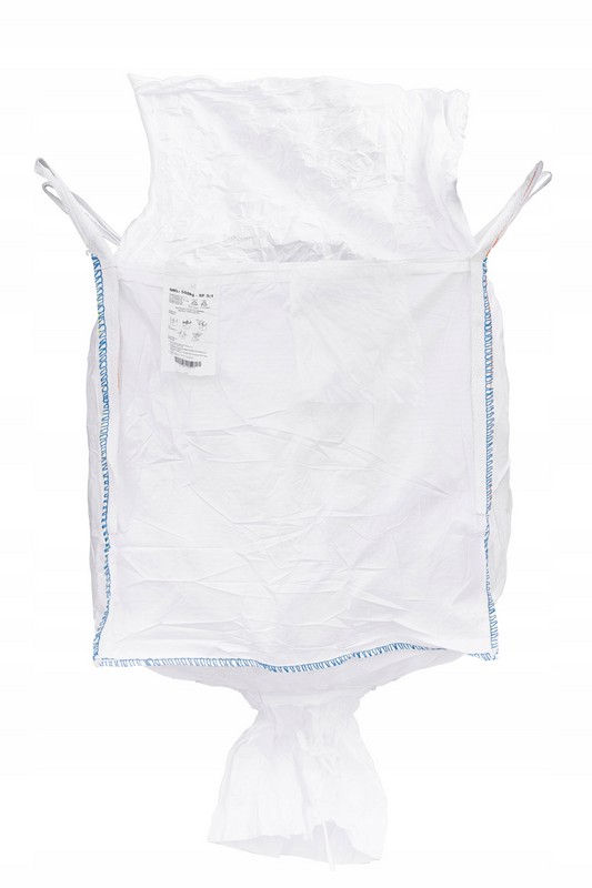 WOREK BIG-BAG 90*90*90 CM BIAŁY,OTWARTY Z KOŁNIERZEM