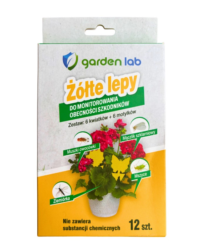 ŻÓŁTE LEPY PRZECIWKO INSEKTOM 12 SZT