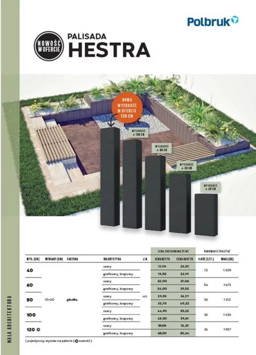 Palisada HESTRA 2 40 cm