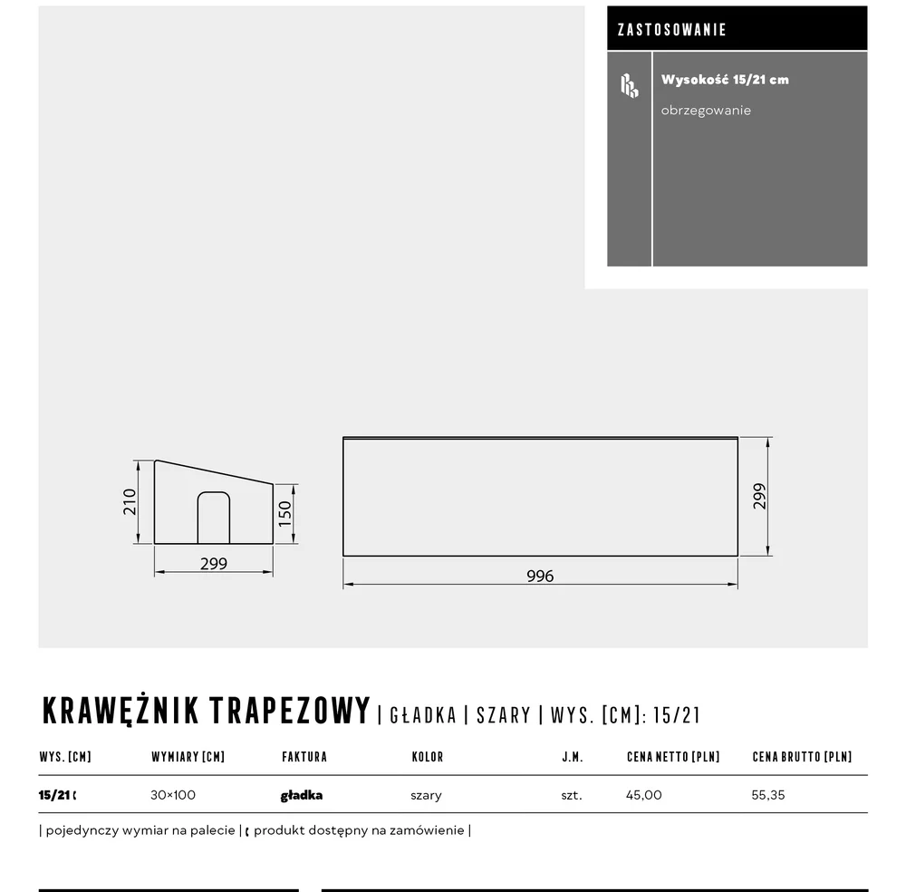 KRAWĘŻNIK TRAPEZOWY