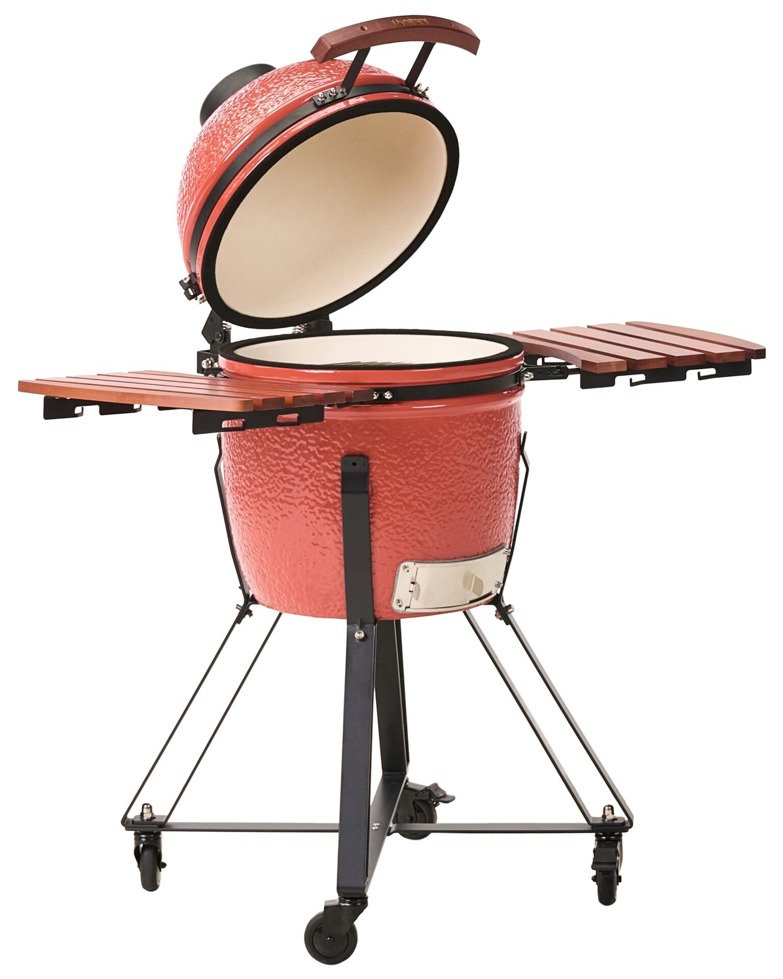Grill węglowy KAMADO Ceramika Czerwony