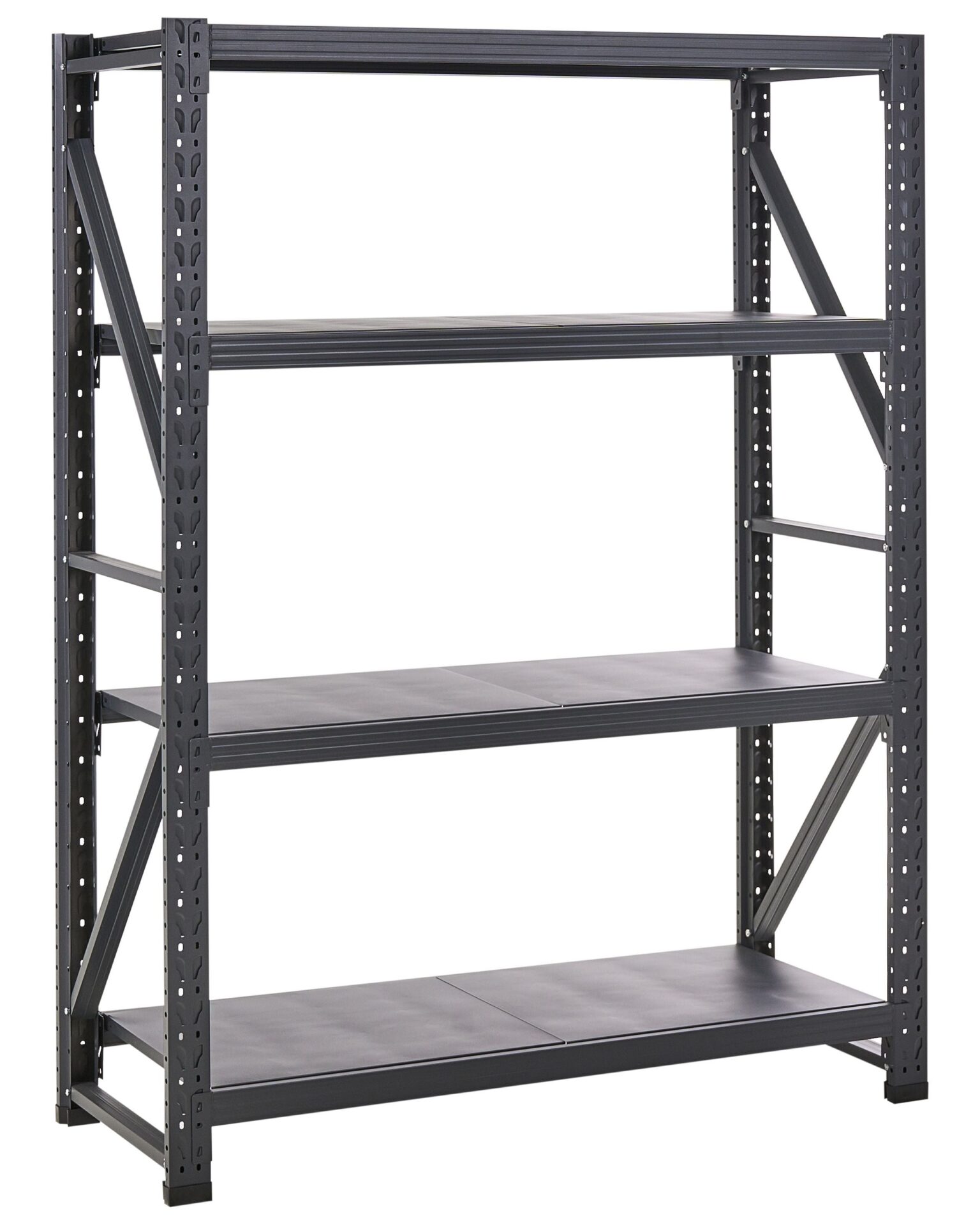 Regał magazynowy FIUGGI Metal 200 cm 150 cm Czarny