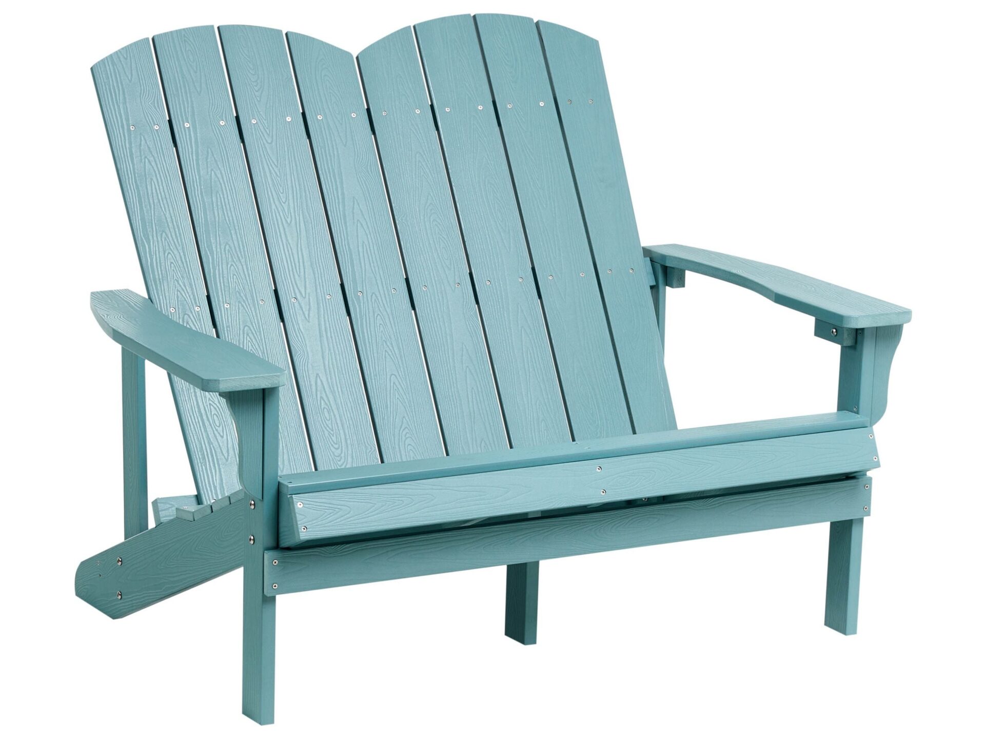 Ławka ogrodowa ADIRONDACK 125 cm Błękitny