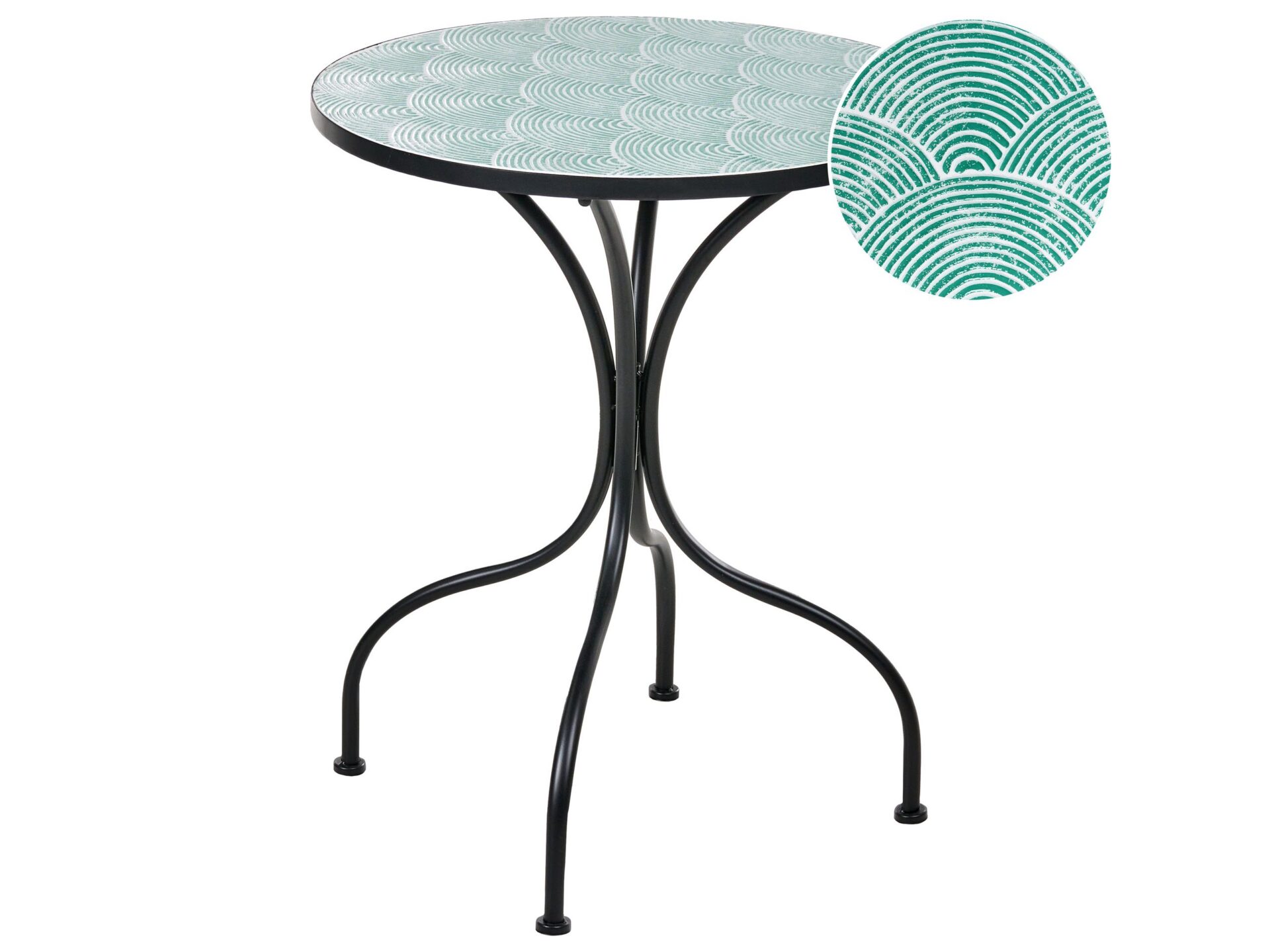 Stolik bistro ANAPO 60 cm 60 cm Metal Czarny