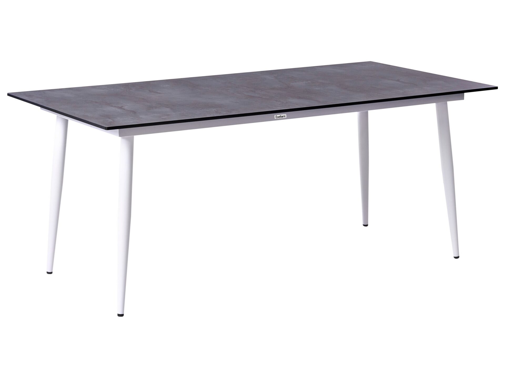 Stół ogrodowy TOLENTINO 180 cm 90 cm Imitacja kamienia Szary