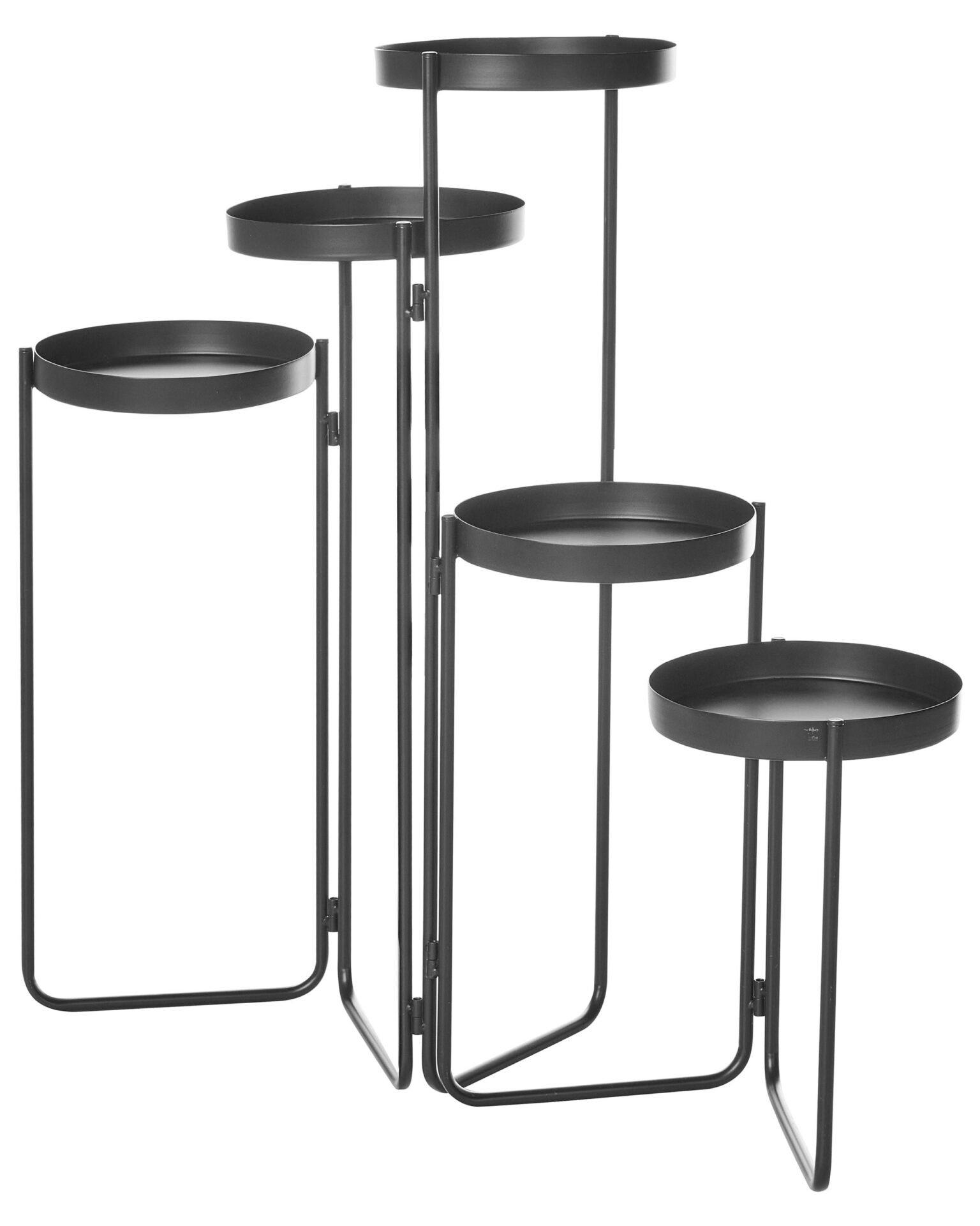 Kwietnik NANTEN 87 cm Czarny Metal