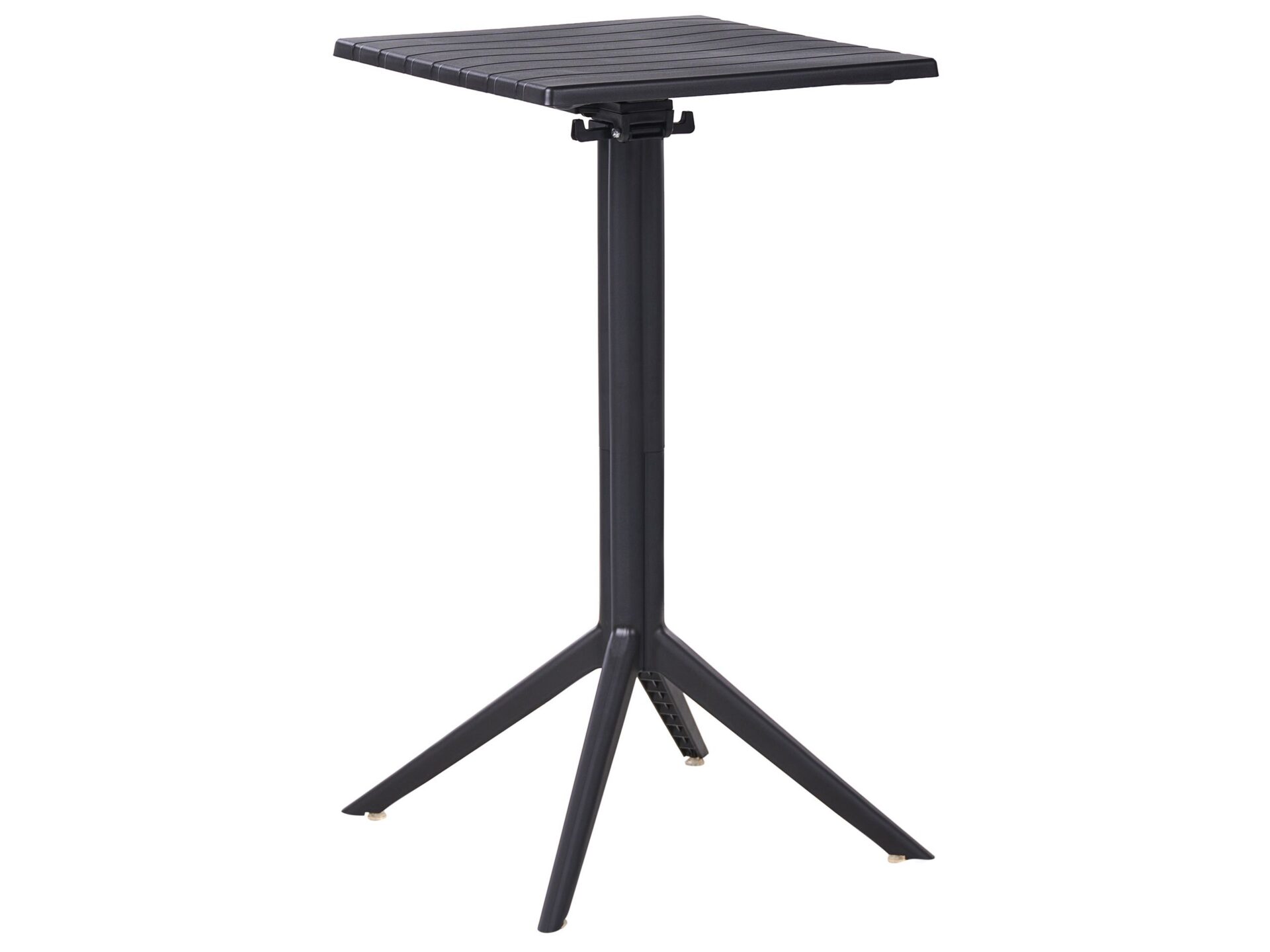 Stolik ogrodowy barowy LEMNOS 60 cm 60 cm Czarny