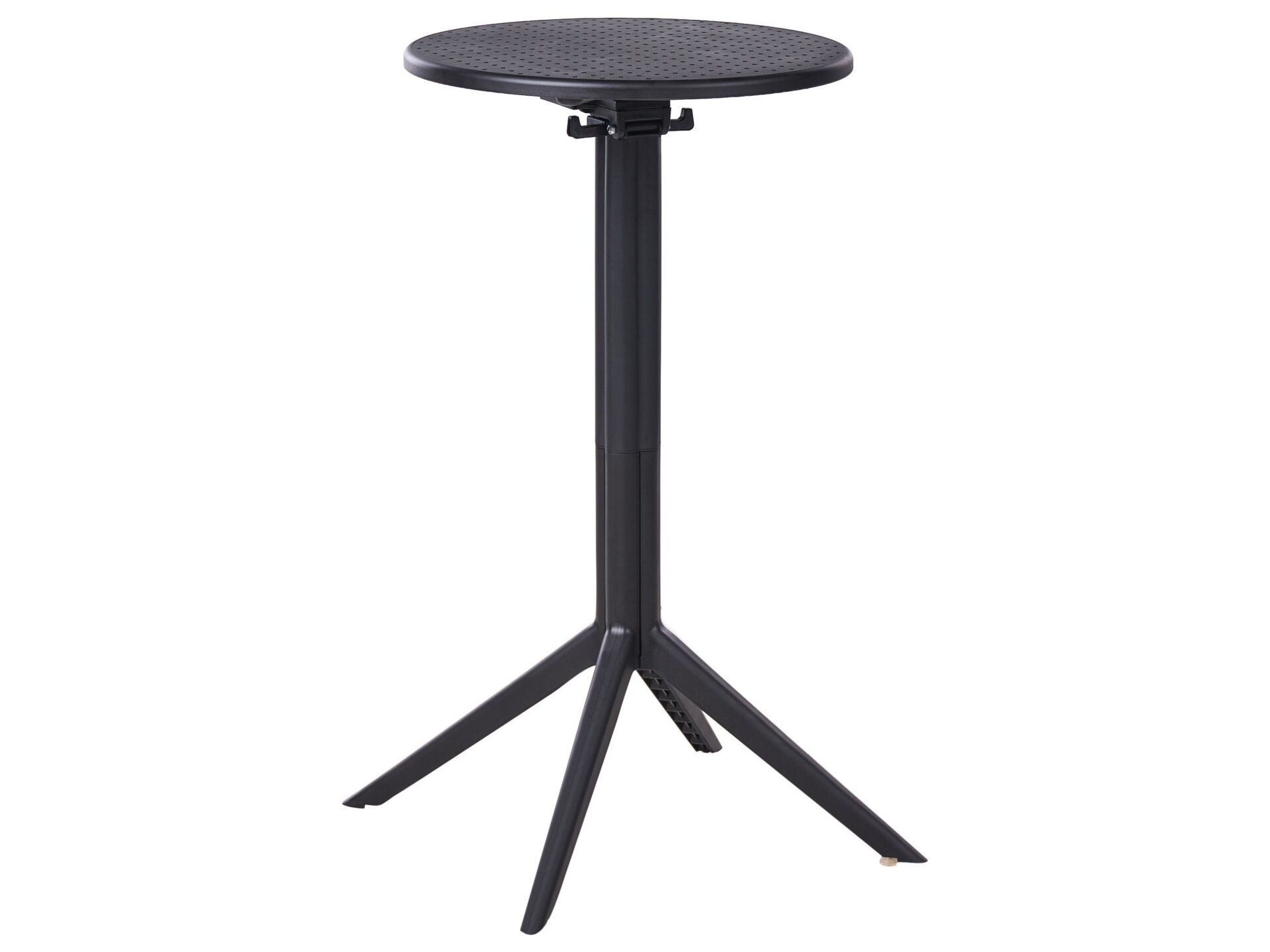 Stolik ogrodowy barowy LEGRENA 60 cm 60 cm Czarny