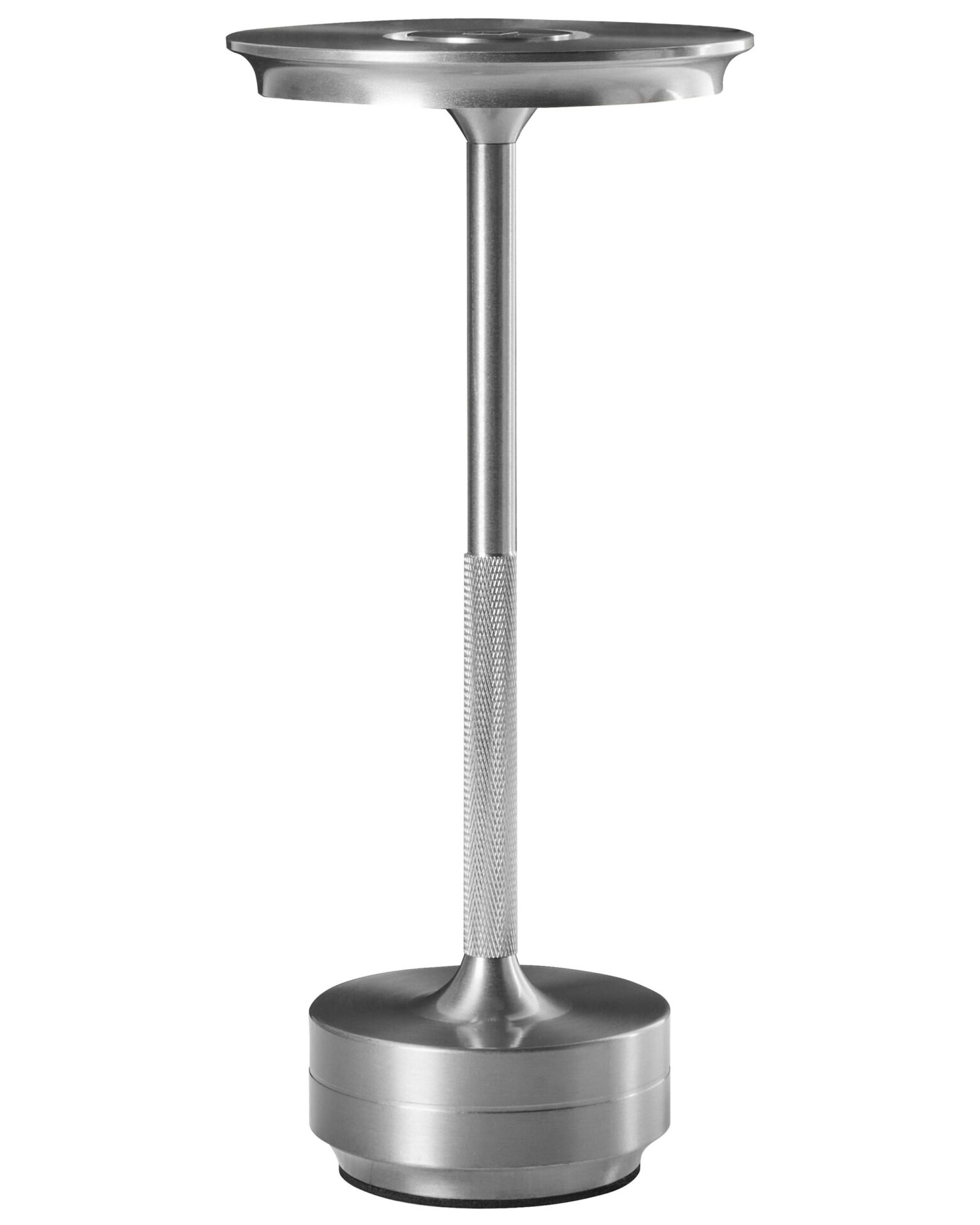 Bezprzewodowa lampa stołowa LED MAGO Ze ściemniaczem Metal Srebrny
