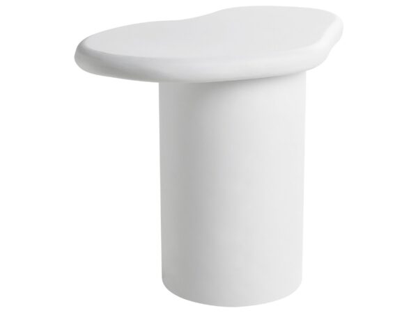 Stolik pomocniczy ARSOLI 43 cm 58 cm Złamana biel