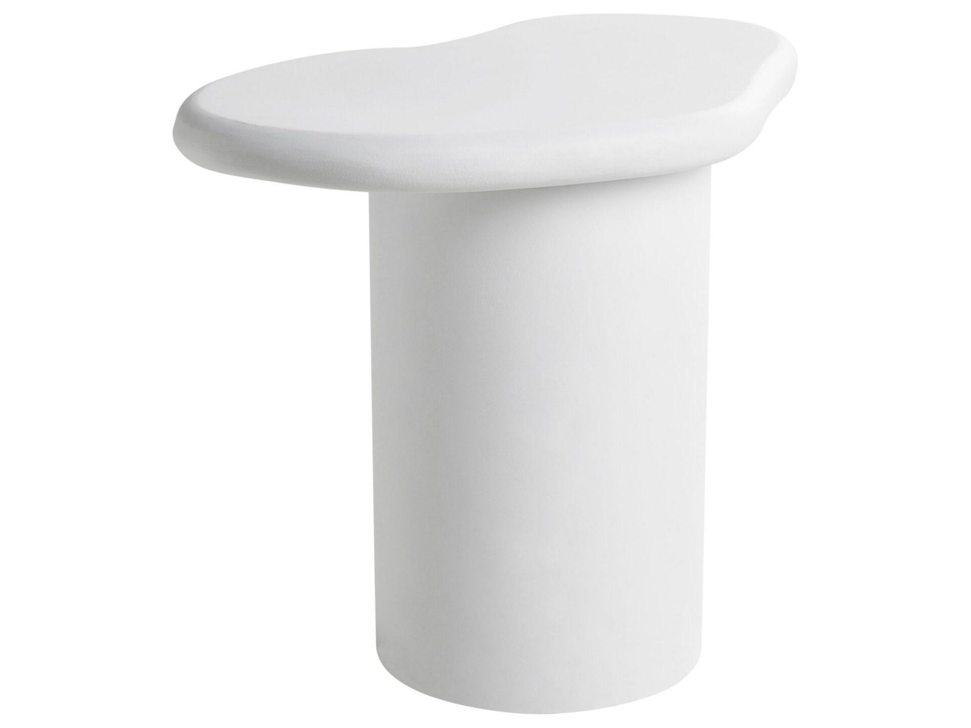 Stolik pomocniczy ARSOLI 43 cm 58 cm Złamana biel