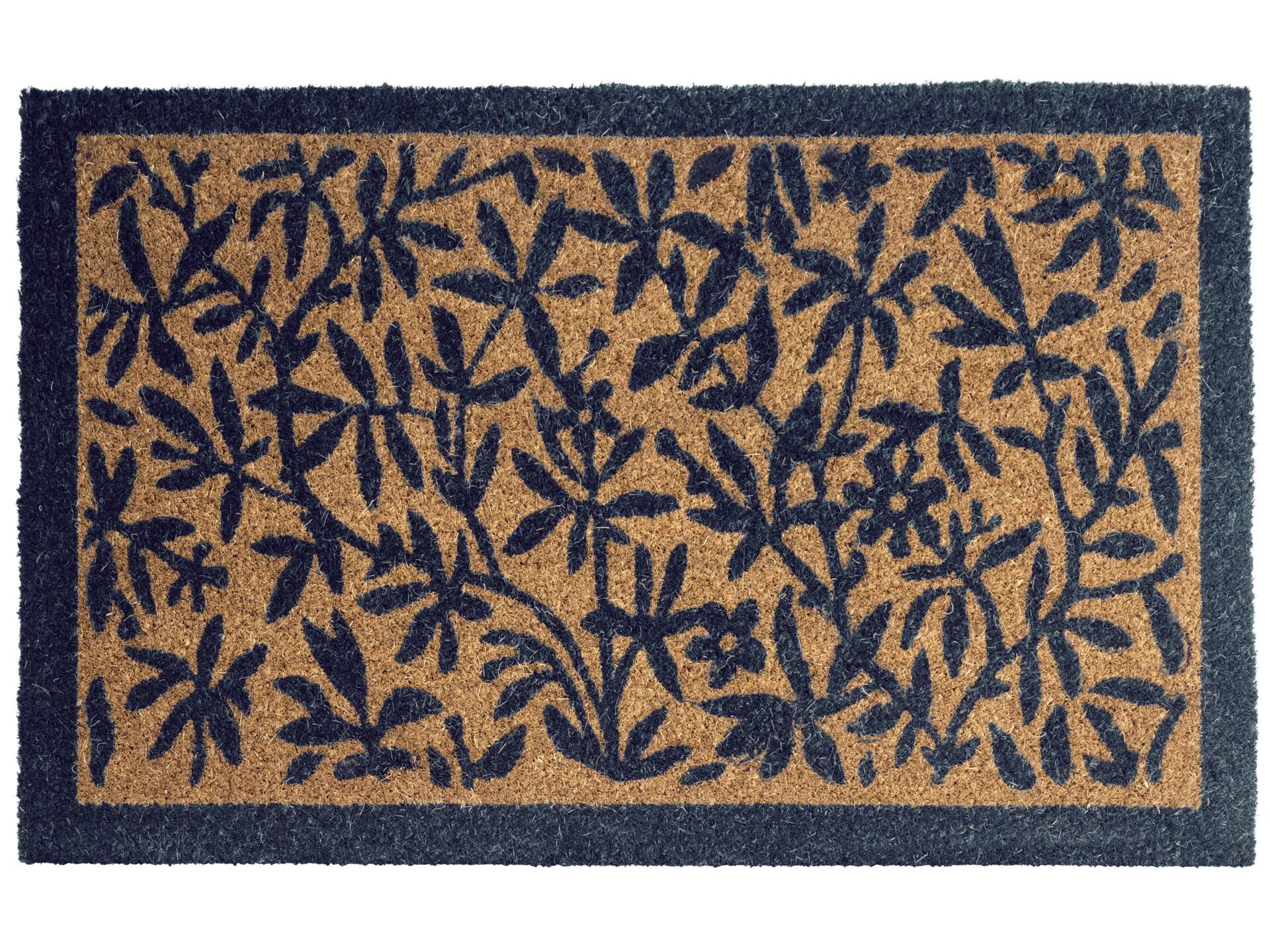 Wycieraczka NUNIVAK Naturalny 50 x 80 cm Liść Włókno kokosowe