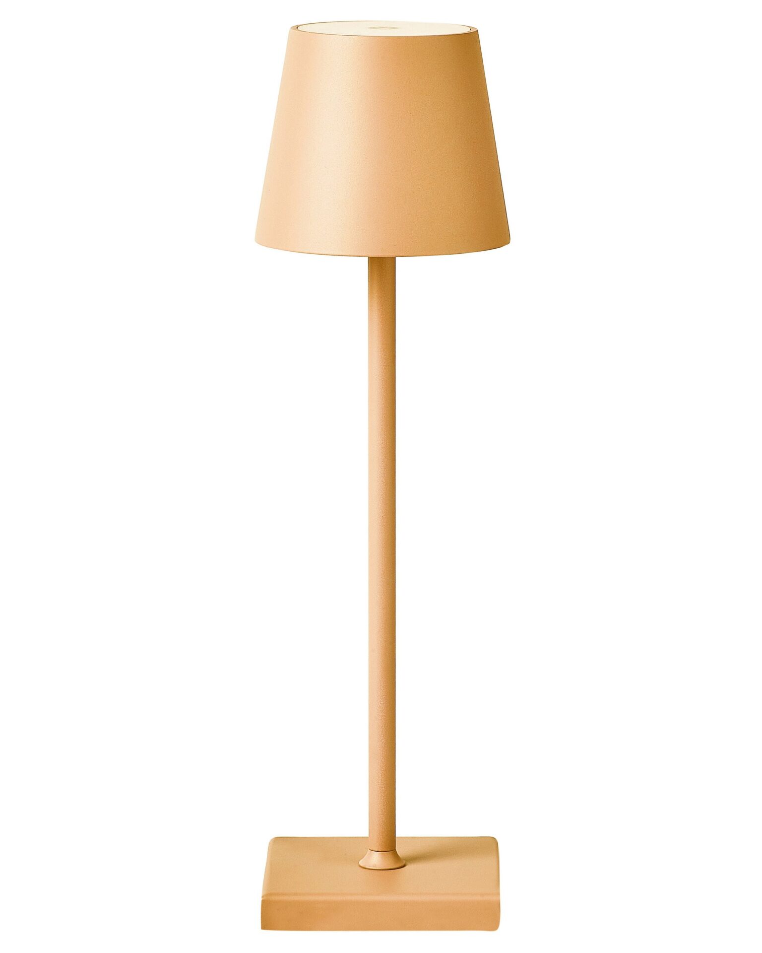 Bezprzewodowa lampa stołowa LED BACEIRO Metal Pomarańczowy