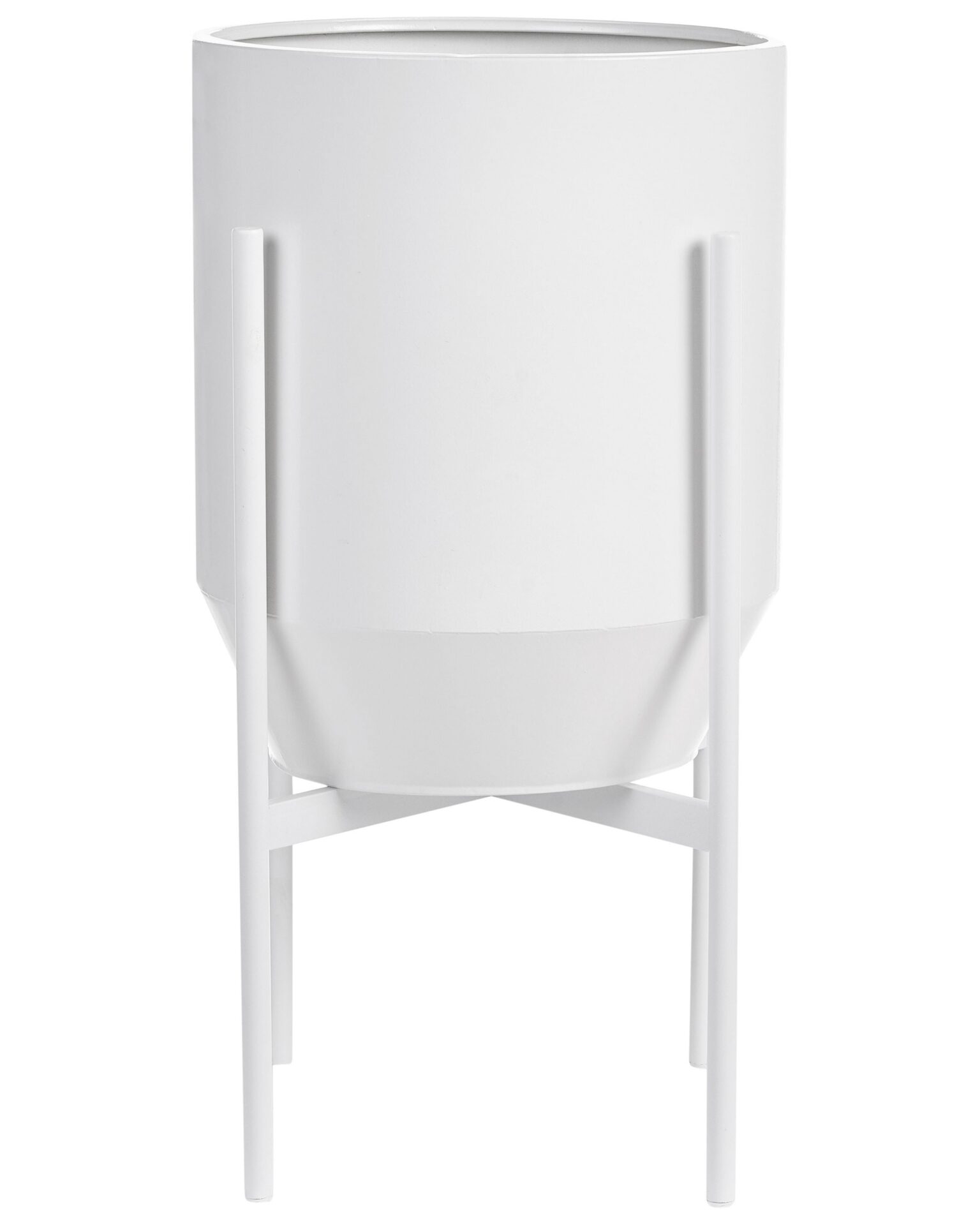 Donica na nóżkach HYBRIDUM Metal 33 cm Biały