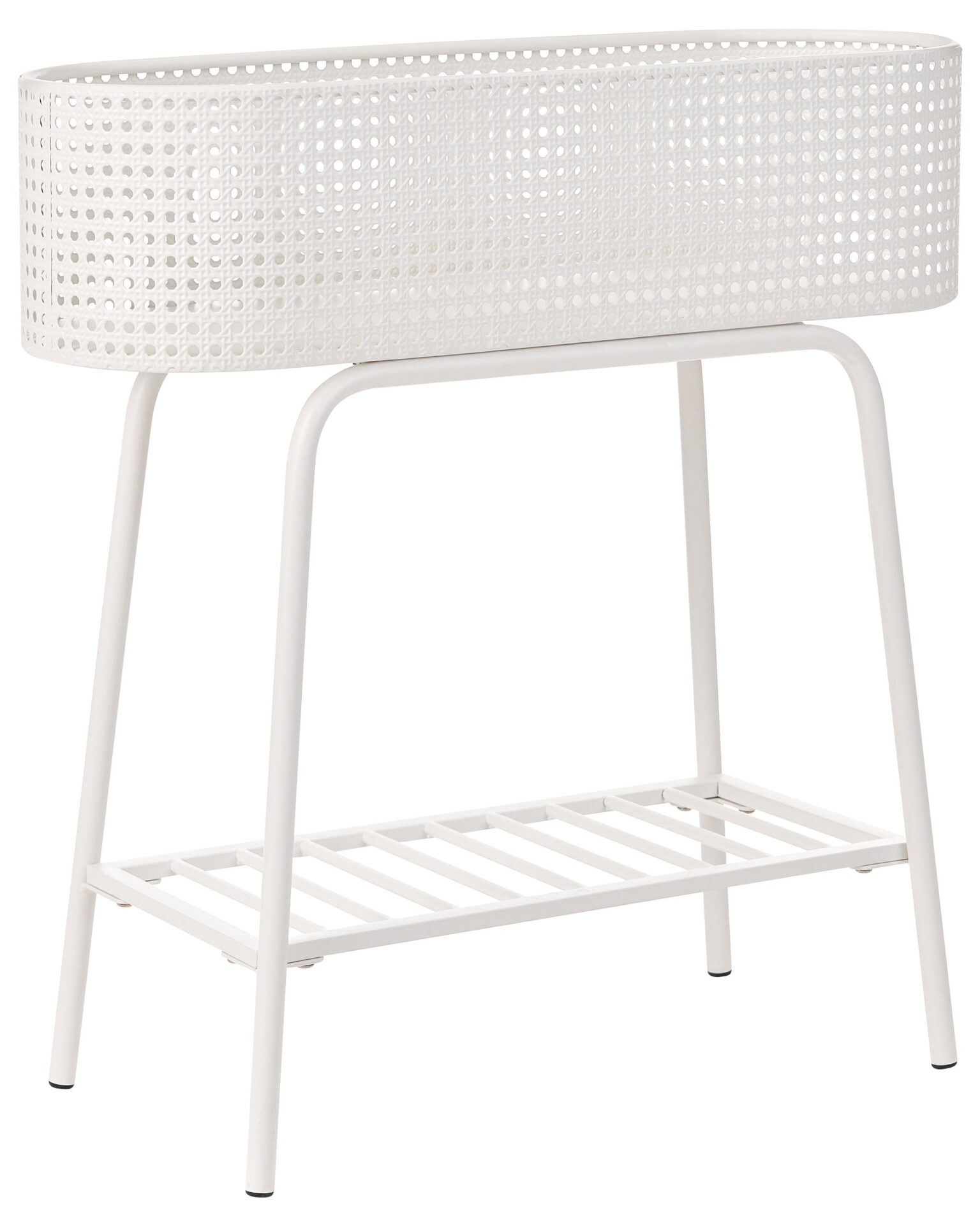 Kwietnik LINNAEA Metal 60 cm Biały