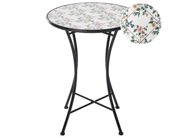 Stolik bistro COLLIO 60 cm 60 cm Metal Czarny