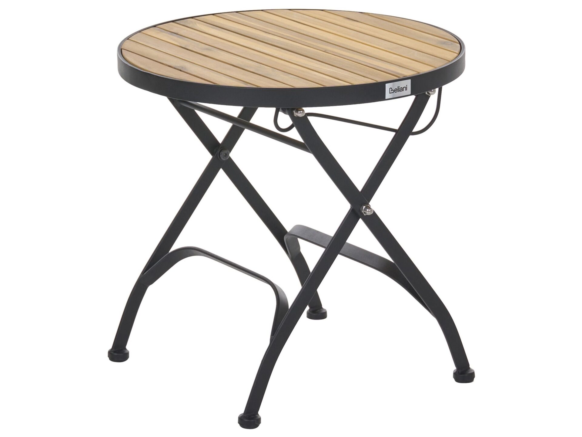 Stolik ogrodowy LASCARI 45 cm 45 cm Drewno akacjowe Jasnobrązowy