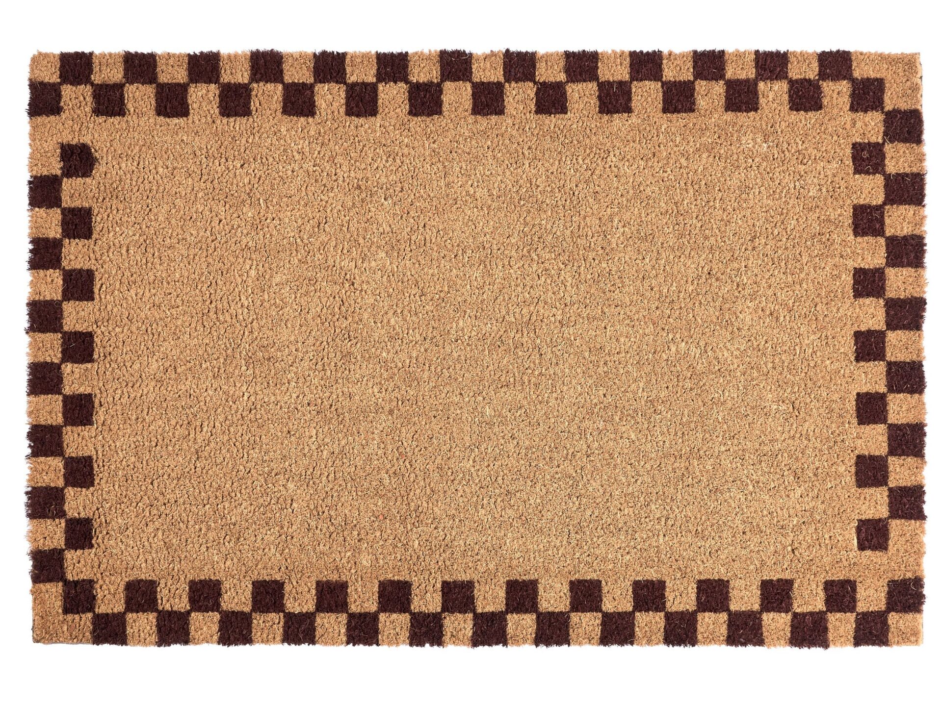 Wycieraczka SAGADA Beżowy/ brązowy 60 x 90 cm Włókno kokosowe