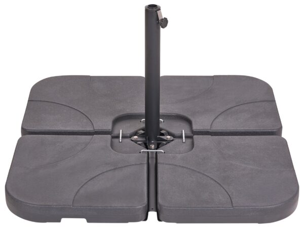Podstawa do parasola CARIA Czarny Kwadratowy 9 kg