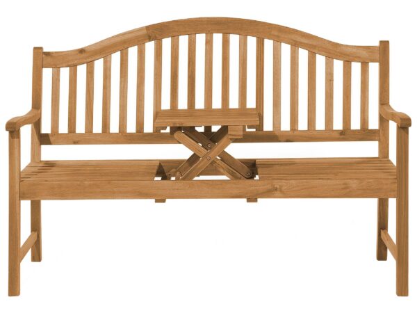 Ławka ogrodowa HILO 150 cm Drewno akacjowe Brązowy