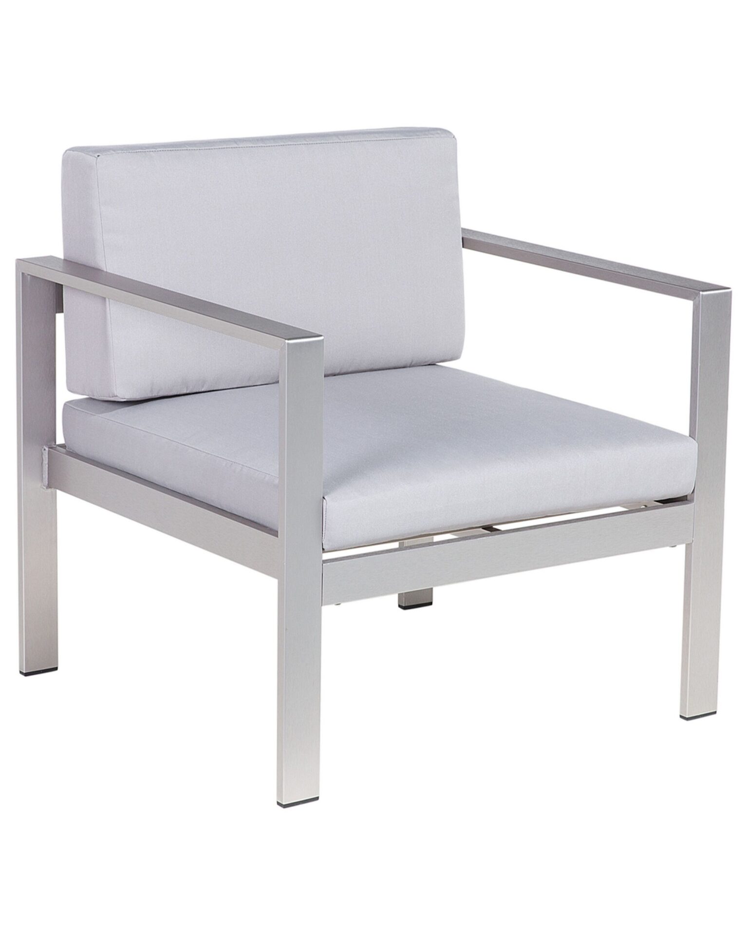 Fotel ogrodowy SALERNO Metal Jasnoszary