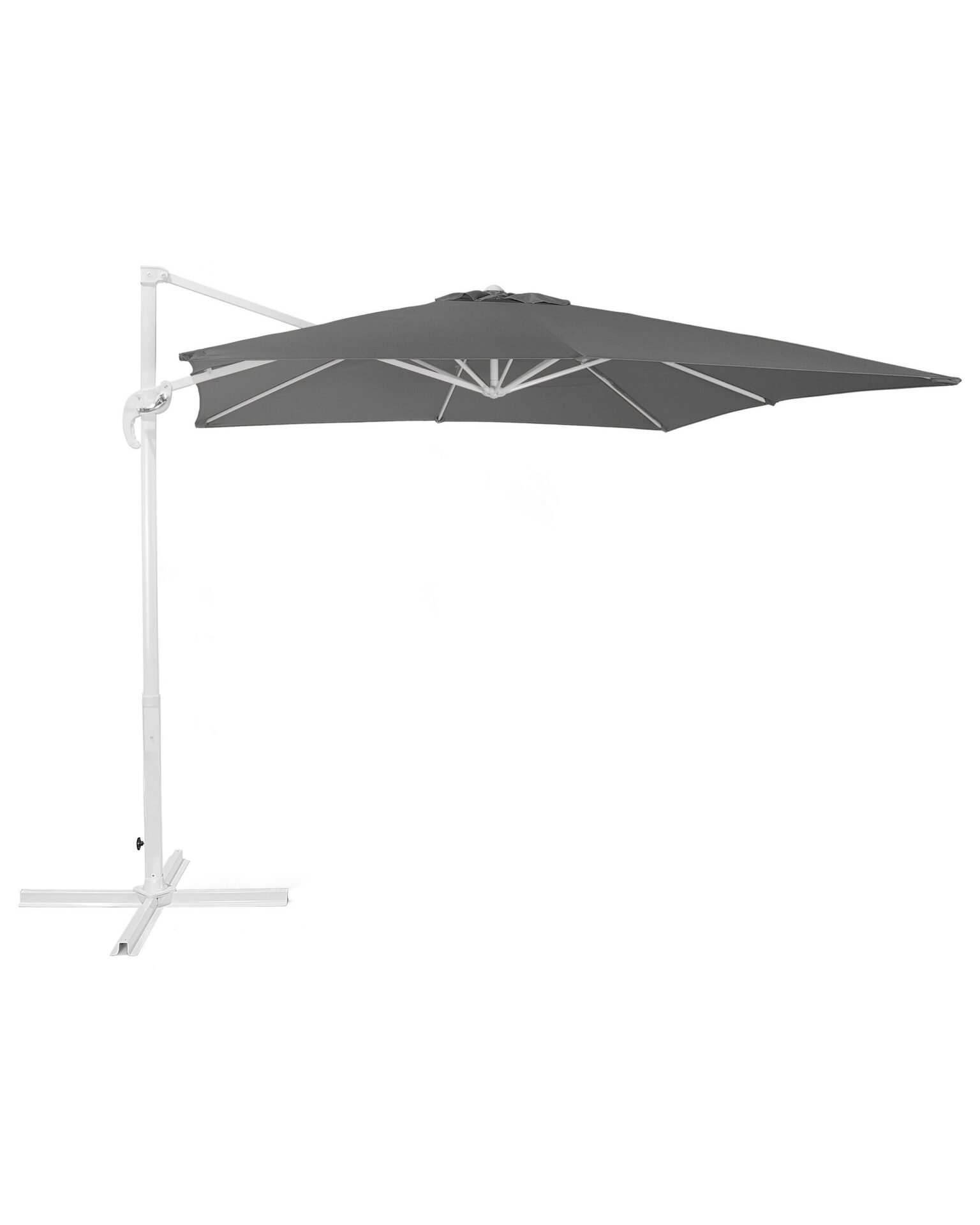 Parasol ogrodowy na wysięgniku 250 cm MONZA Ciemnoszary