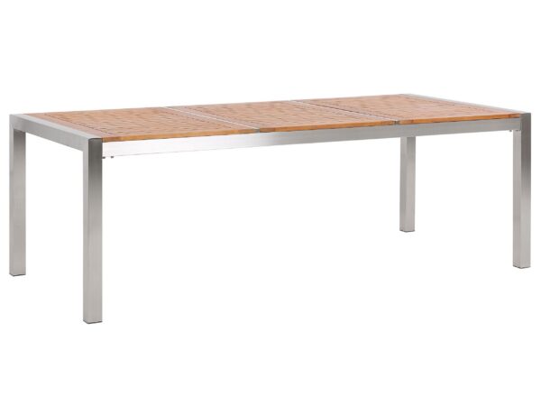 Stół ogrodowy GROSSETO 220 cm 100 cm Drewno eukaliptusowe Brązowy