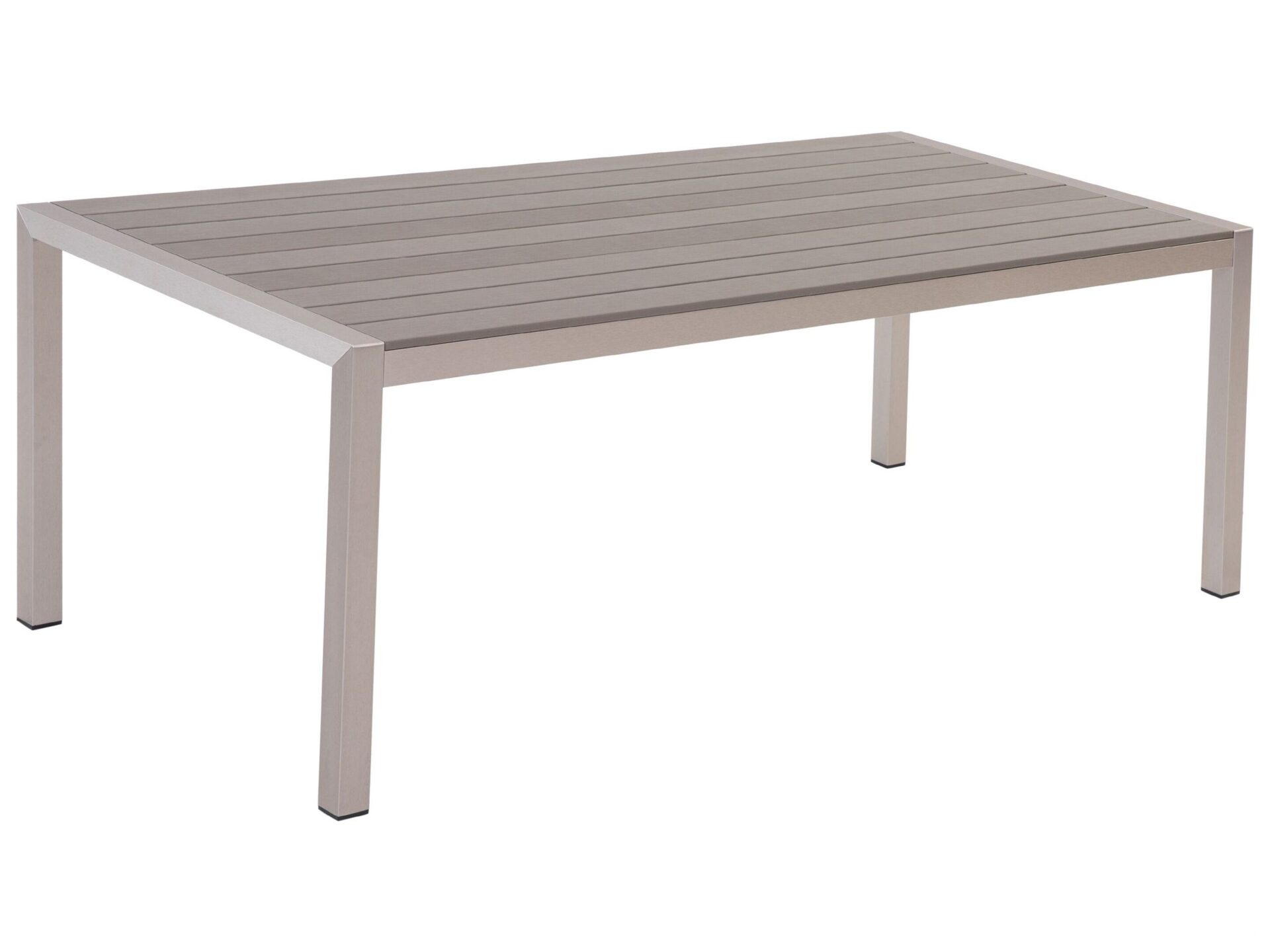 Stół ogrodowy VERNIO 180 cm 90 cm Metal Szary