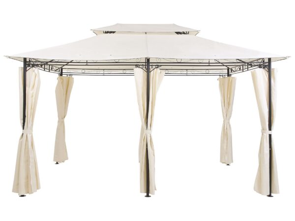 Pawilon ogrodowy COLOS Metal 400 cm 300 cm Beżowy