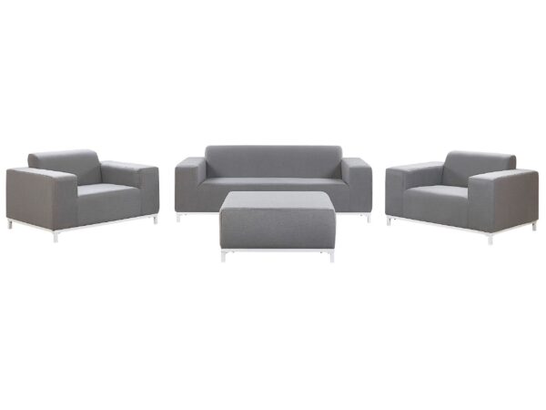 Zestaw ogrodowy ze stolikiem dla 5 osób ROVIGO Szary