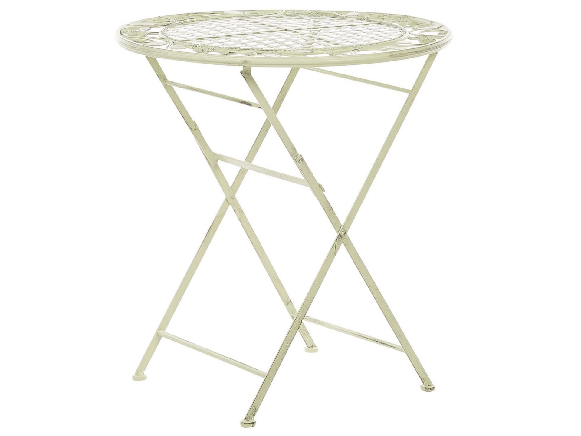 Stolik bistro BIVIO 70 cm 70 cm Metal Jasnozielony
