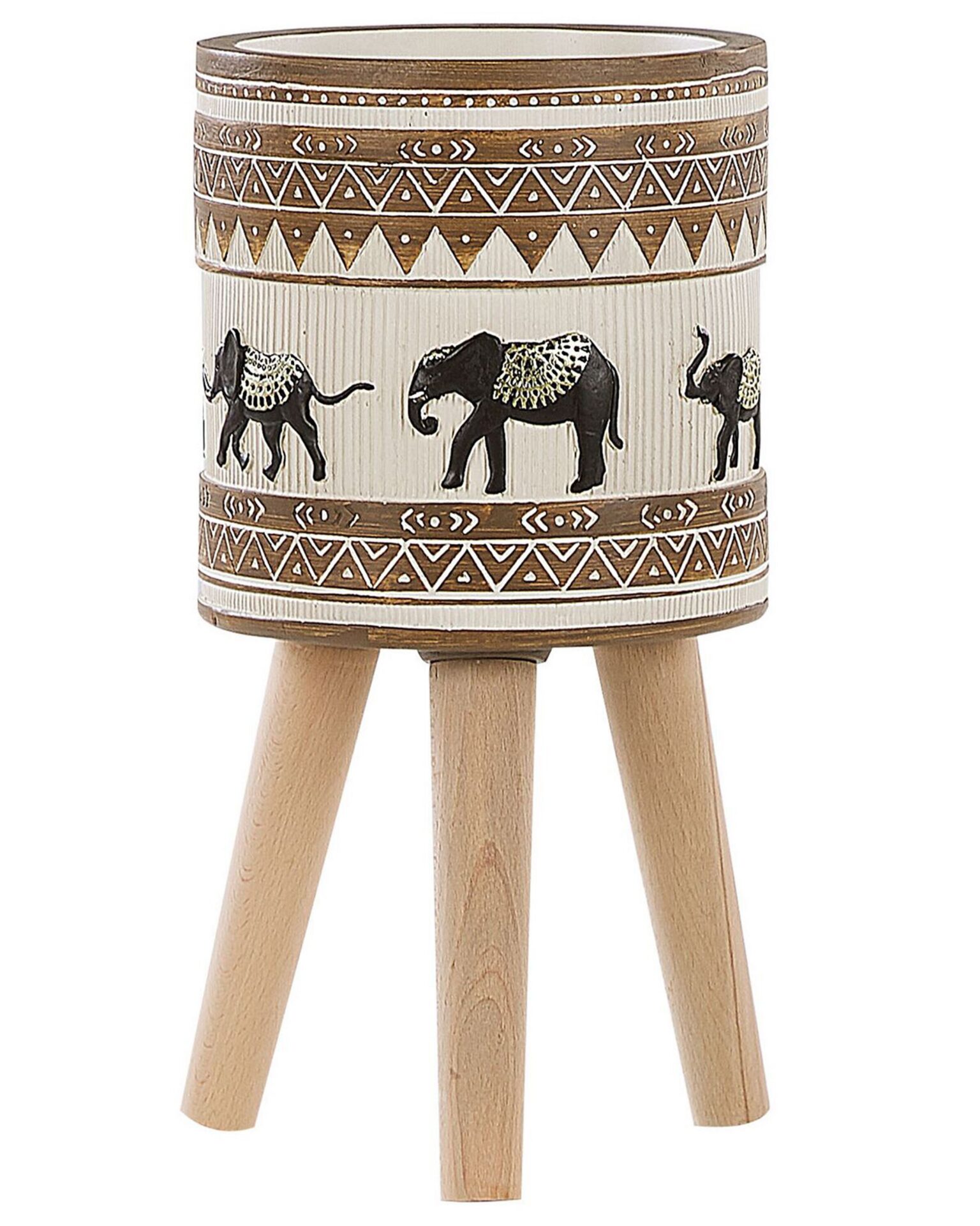 Donica na nóżkach KOTTES 22 cm Jasnobrązowy