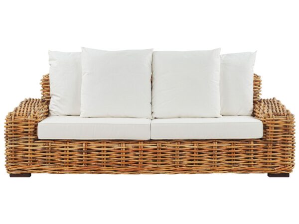 Sofa ogrodowa dla 3 osób FORLI Rattan Naturalny