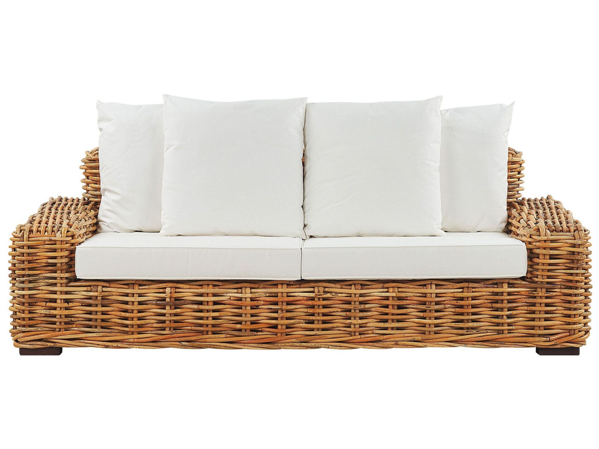 Sofa ogrodowa dla 3 osób FORLI Rattan Naturalny