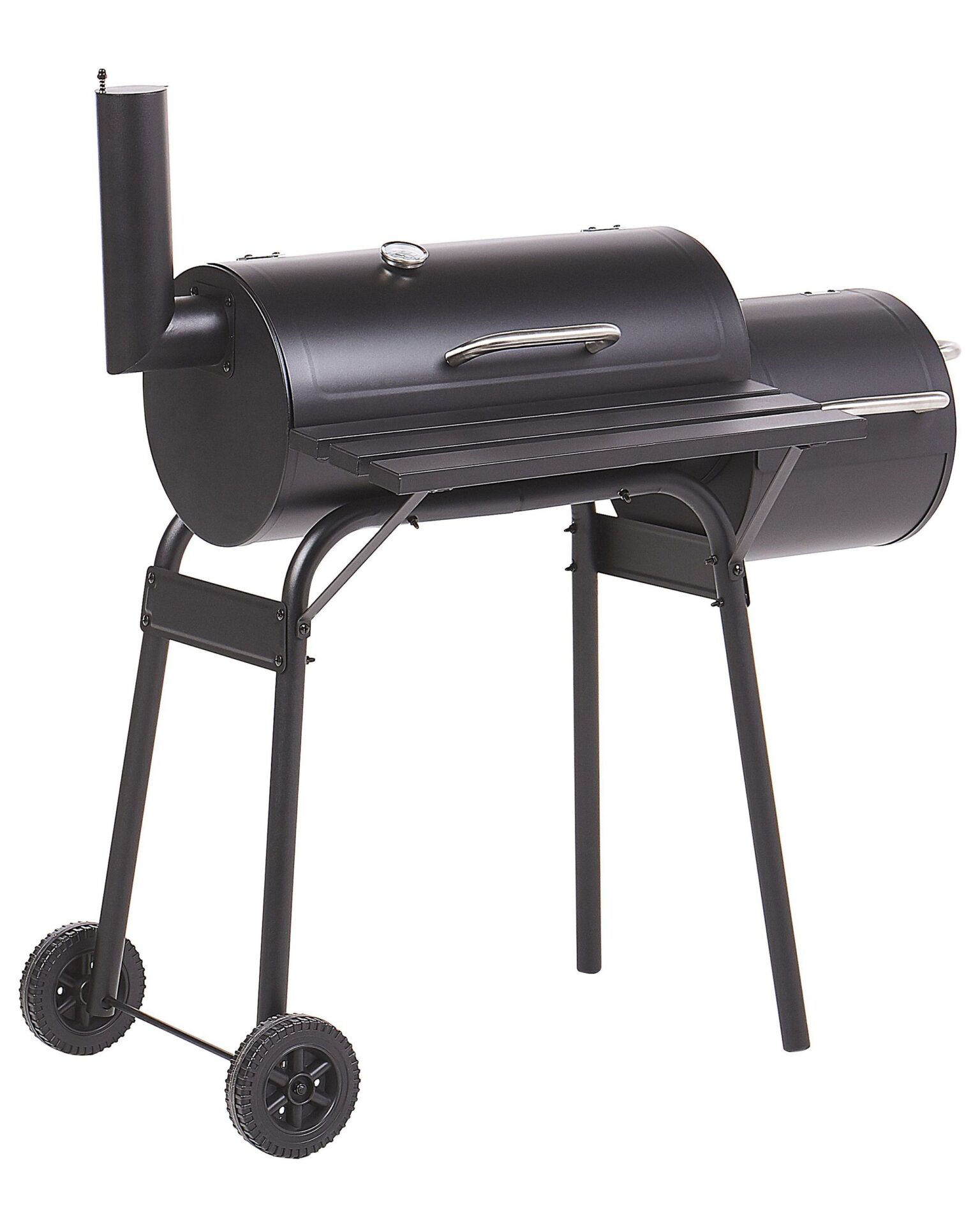 Grill węglowy KATLA Z wędzarnią Metal Czarny