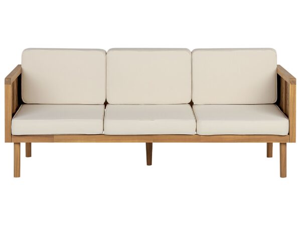 Sofa ogrodowa dla 3 osób BARATTI Drewno akacjowe Brązowy