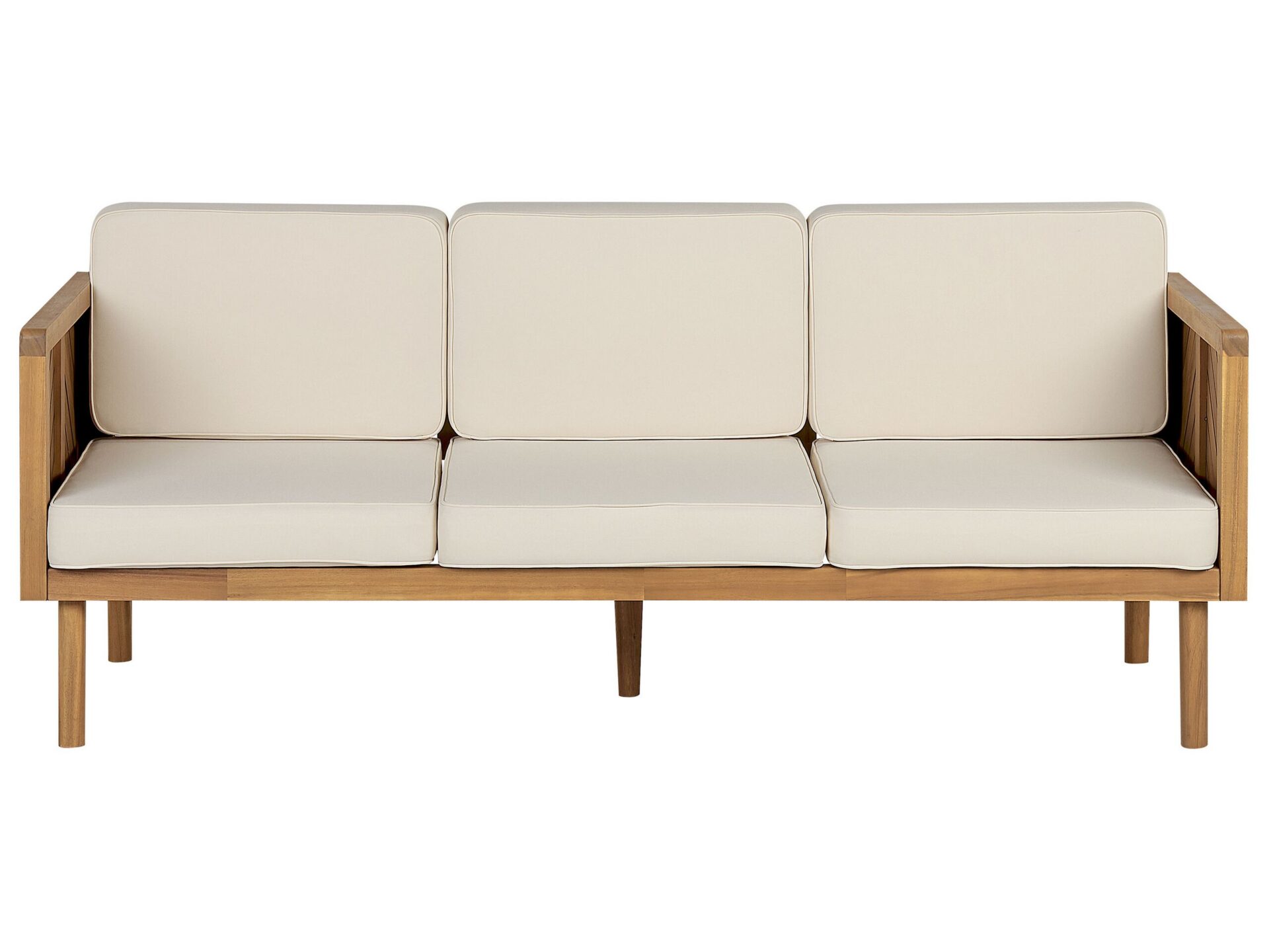 Sofa ogrodowa dla 3 osób BARATTI Drewno akacjowe Brązowy