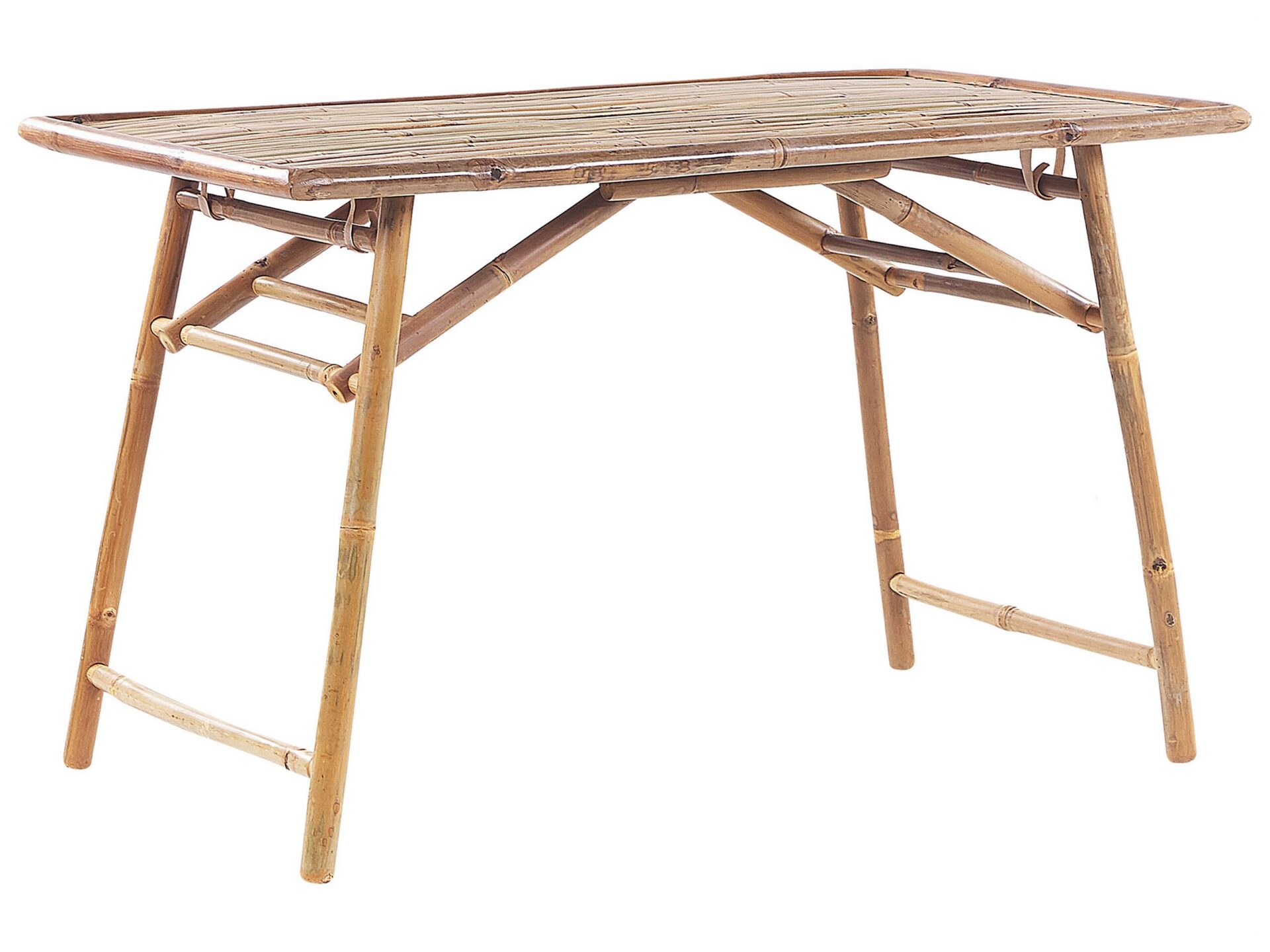 Stół ogrodowy MOLISE 120 cm 69 cm Bambus Jasnobrązowy