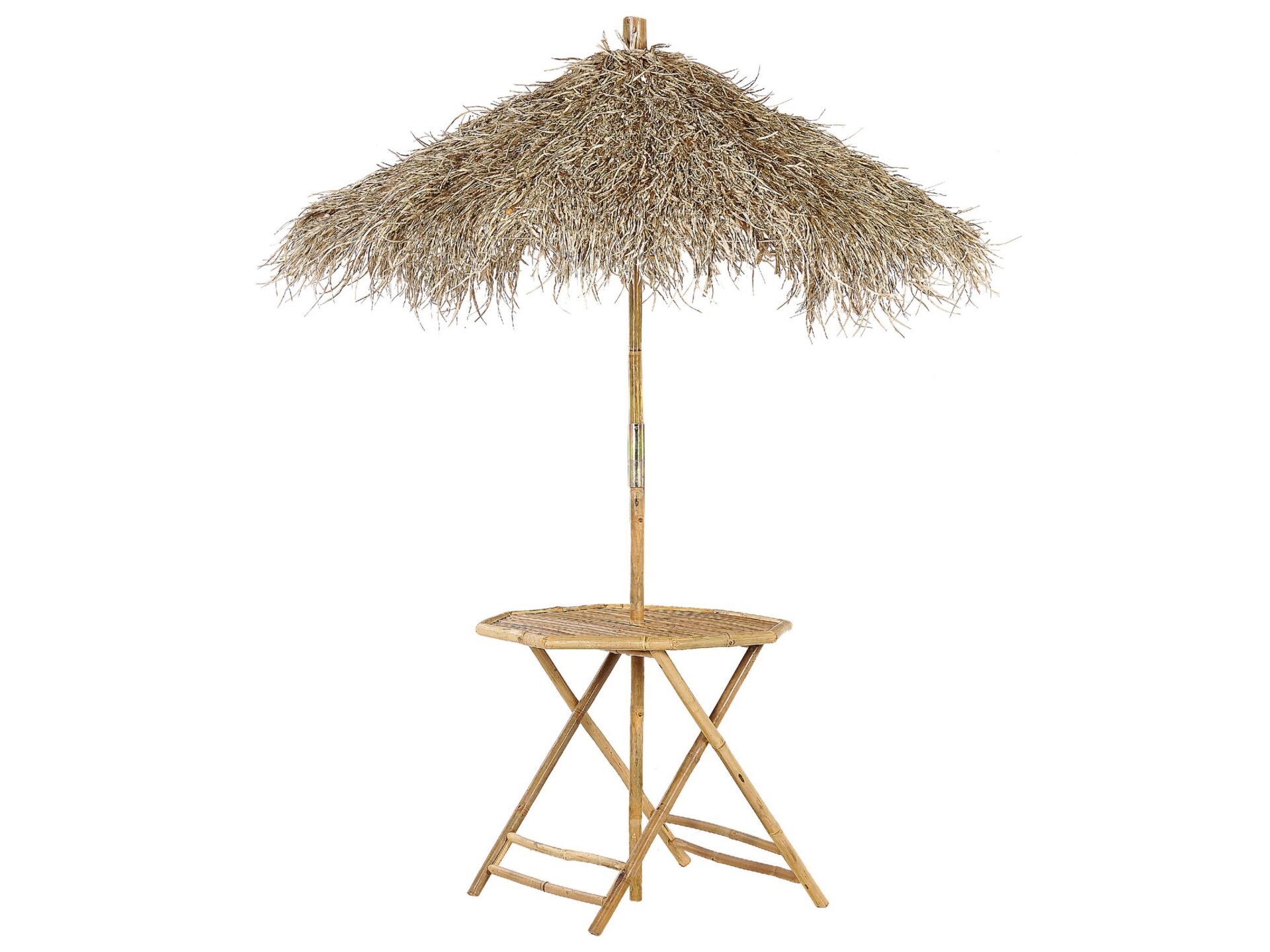 Stolik bistro MOLISE 85 cm 85 cm Bambus Jasnobrązowy