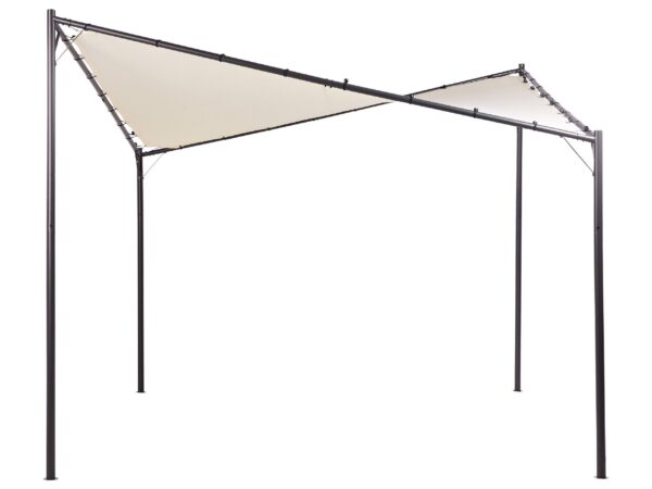 Pawilon ogrodowy AVENTINE Metal 300 cm 300 cm Beżowy