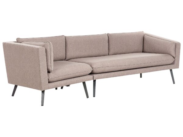 Sofa ogrodowa dla 3 osób LORETELLO Lewostronny Beżowy