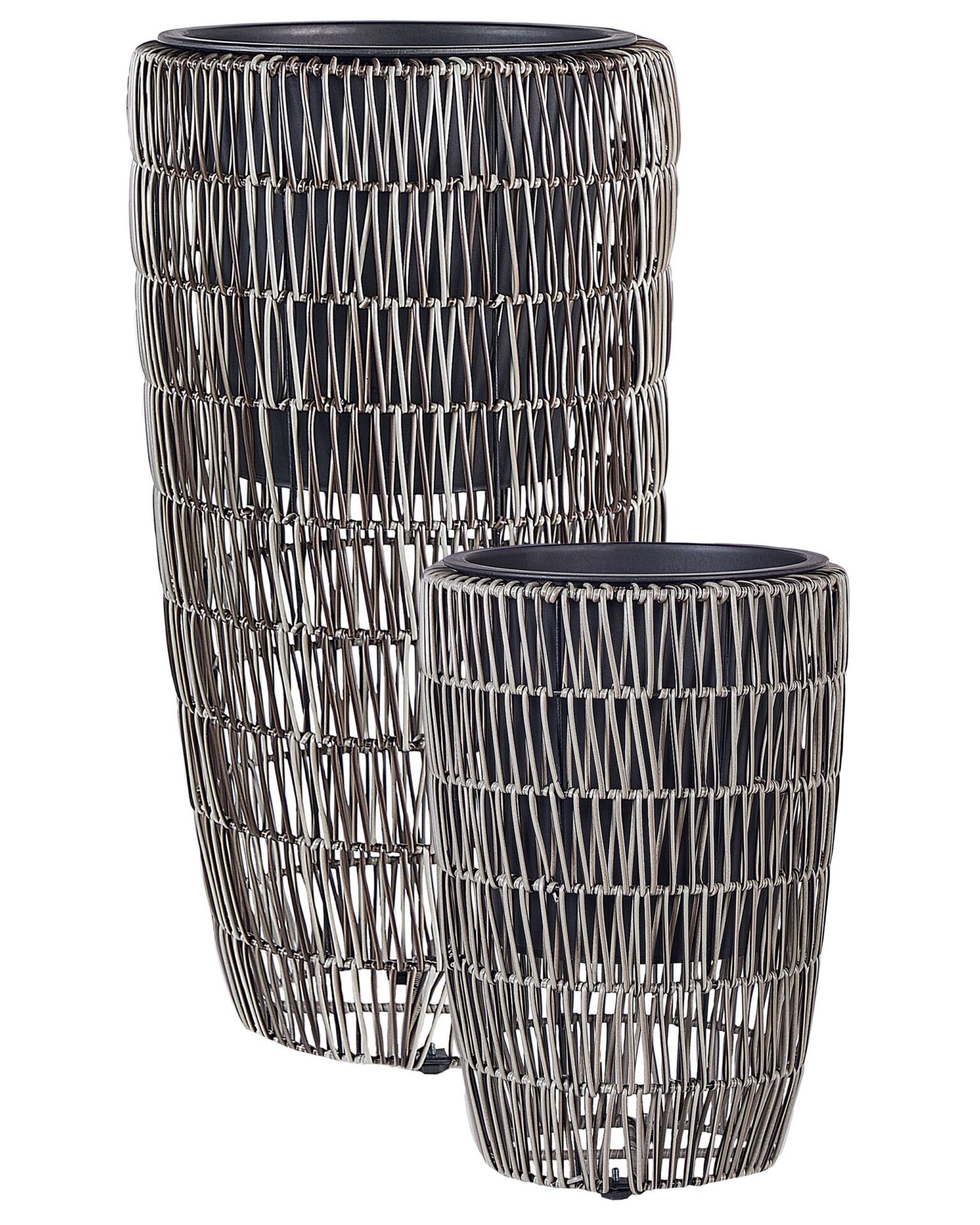 Zestaw 2 donic CHELONE Technorattan 26/34 cm Brązowy