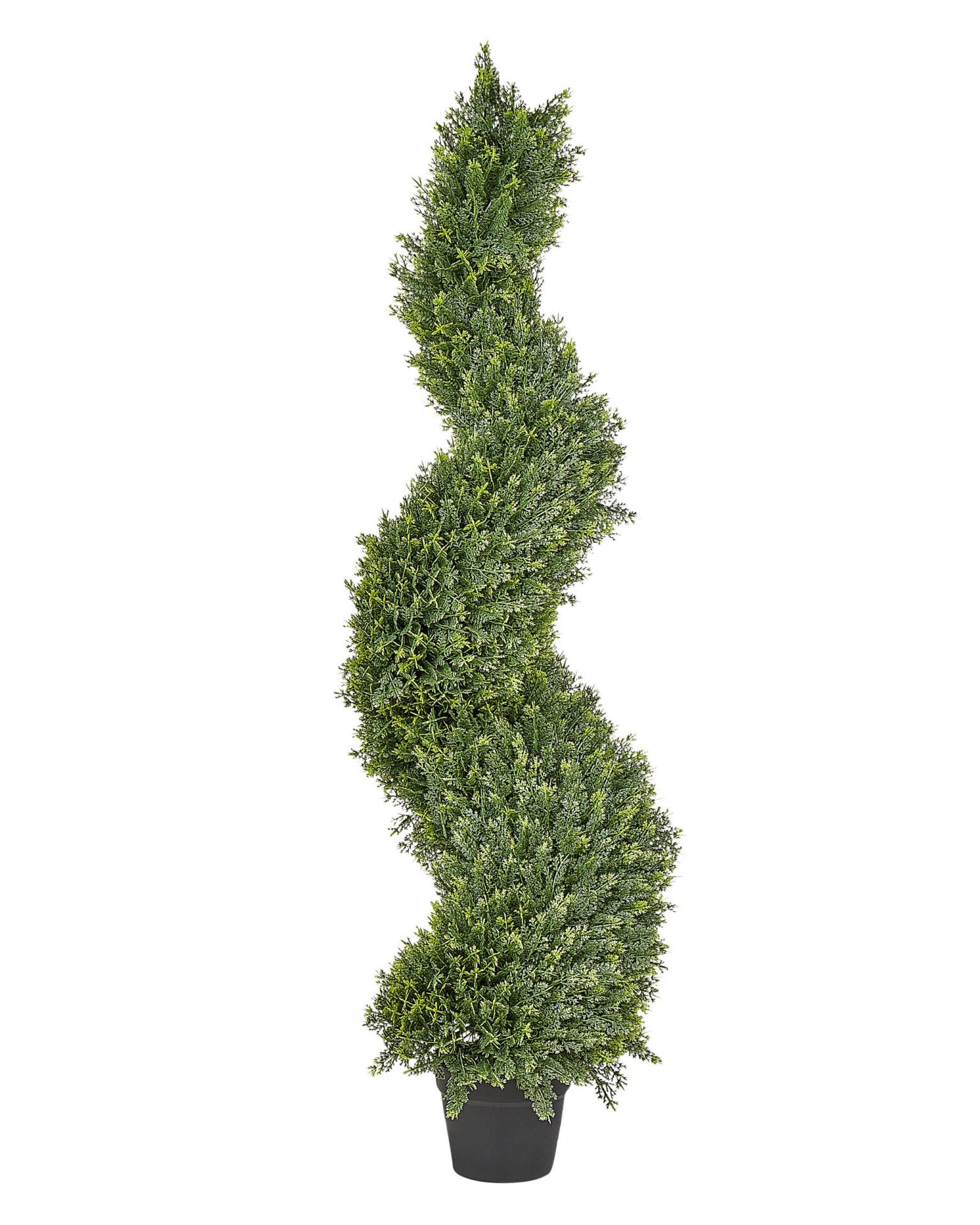 Sztuczna roślina CYPRESS SPIRAL TREE 126 cm Zielony