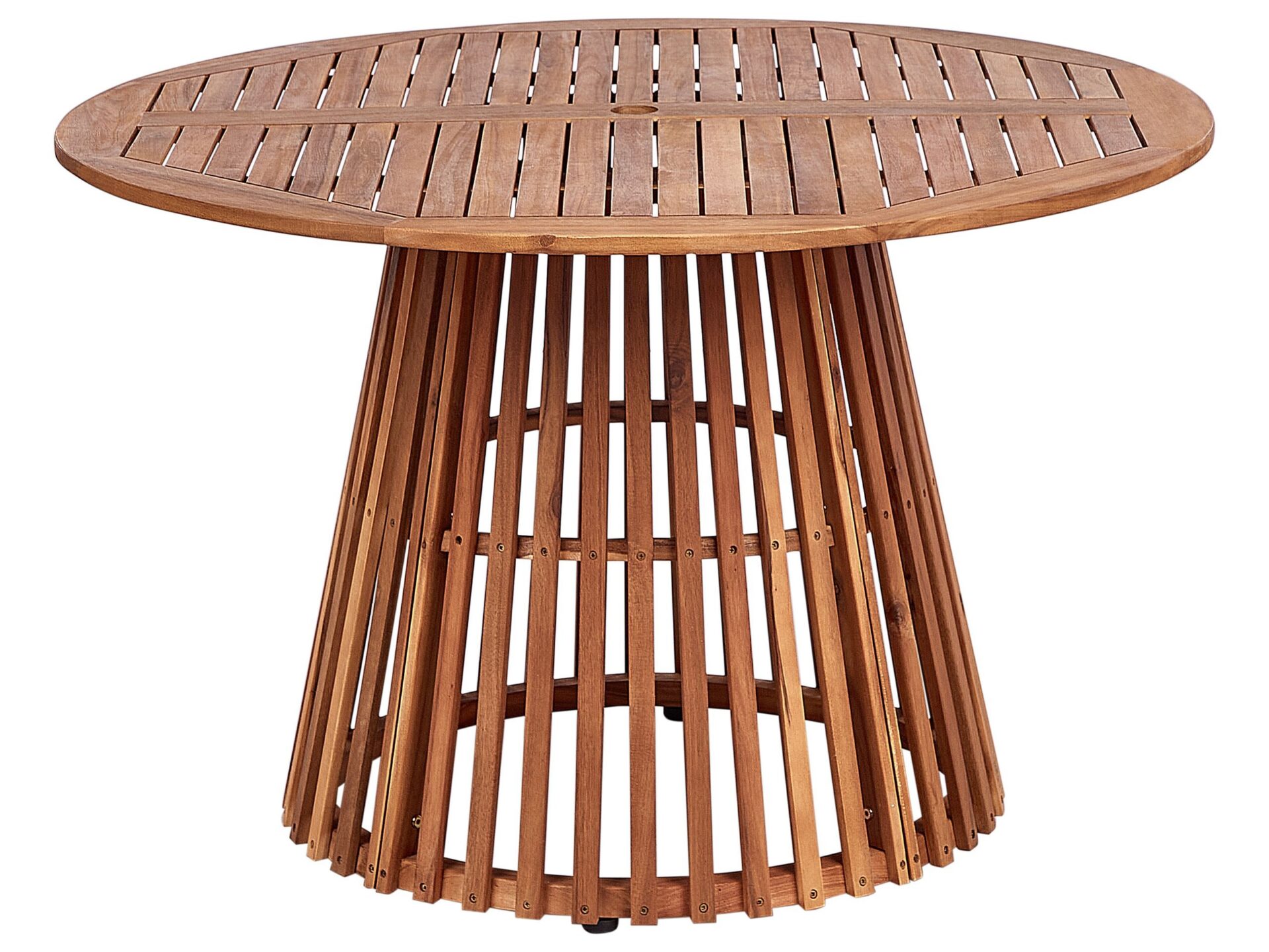 Stół ogrodowy AGELLO 120 cm 120 cm Drewno akacjowe Brązowy