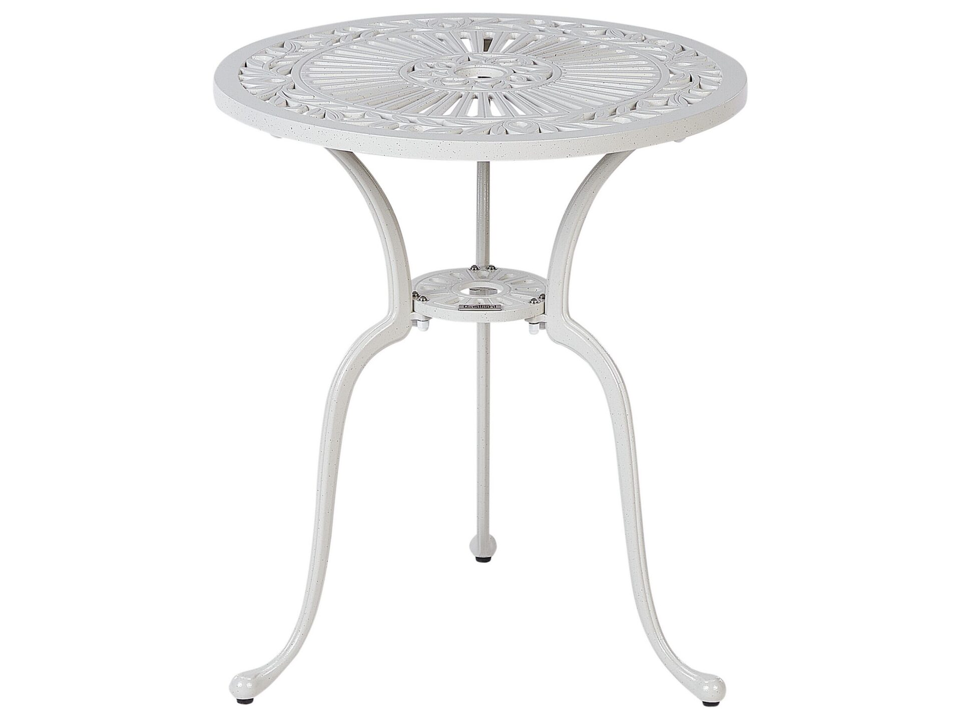 Stolik bistro DASCIO 61 cm 61 cm Metal Złamana biel