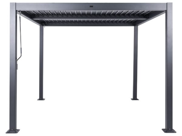 Pawilon ogrodowy FORNOLI Metal 296 cm 296 cm Czarny